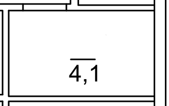 Планування Комора площею 4.1м2, AB-02-м1/К0038.