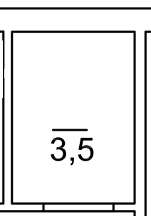 Планування Комора площею 3.5м2, AB-02-м1/К0040.