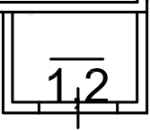 Planning Storeroom area 1.2m2, AB-03-м1/К0025.
