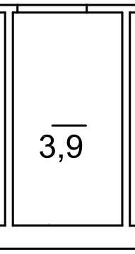 Планування Комора площею 3.9м2, AB-02-м1/К0031.