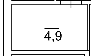 Планування Комора площею 4.9м2, AB-03-м1/К0049.