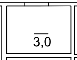 Планування Комора площею 3м2, AB-02-м1/К0037.