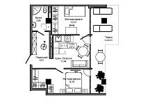 Планування 2-к квартира площею 48.52м2, 2f6e3ed5-c2de-11eb-baa2-00155d42e31d.