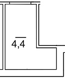 Планування Комора площею 4.4м2, 228916ce-fed5-11e8-811e-38d547017ea3.