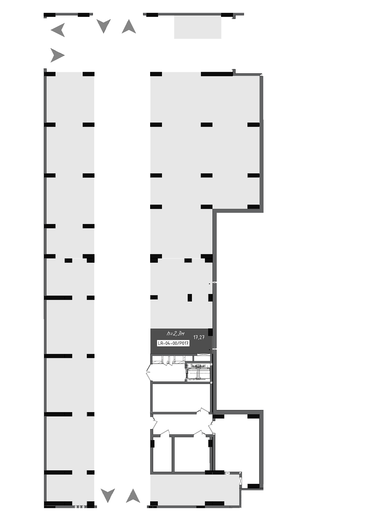 Планировка Парковка площей 17.27м2, 956f8981-87e1-11f0-bad4-00155d42e31d.