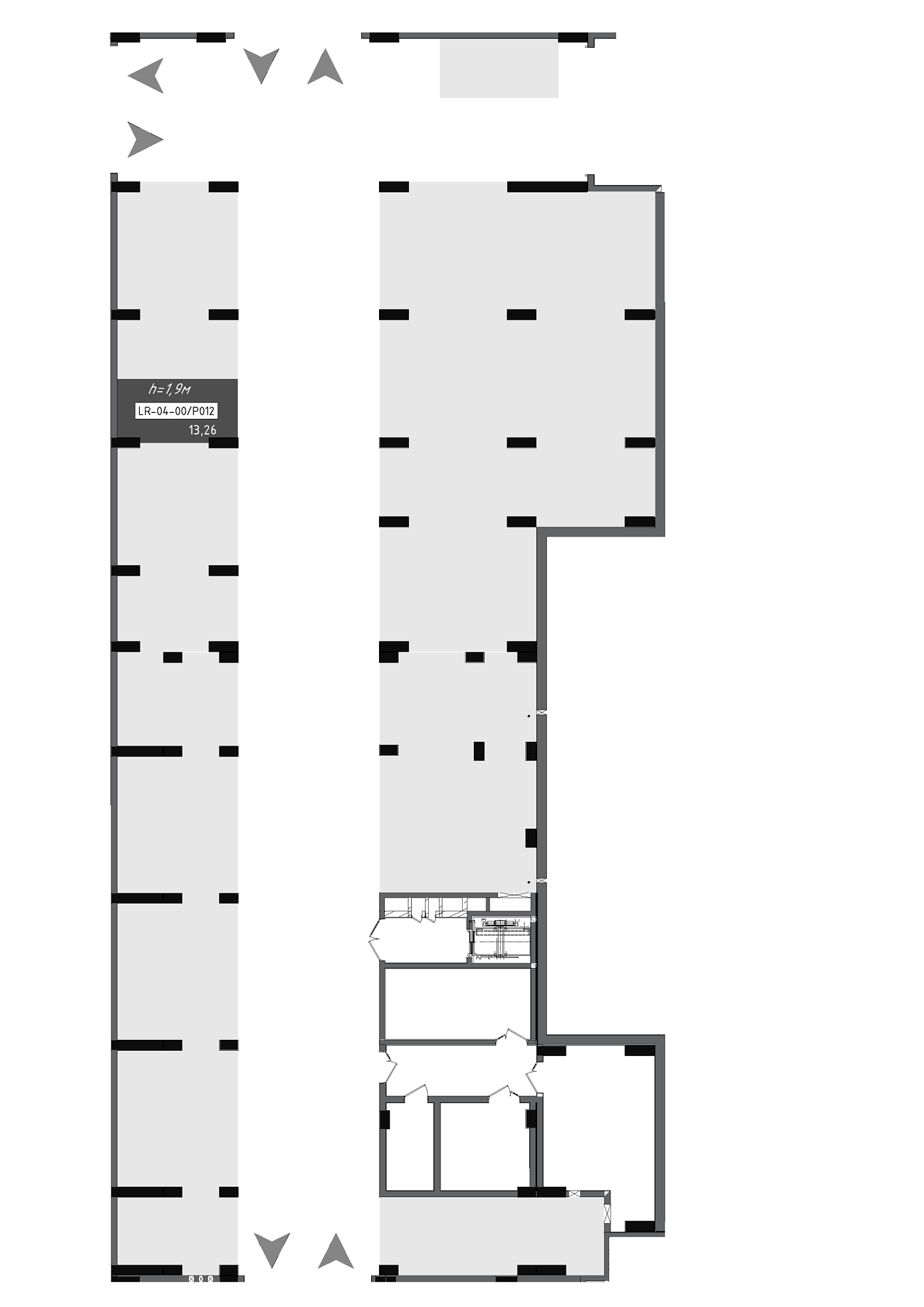 Планировка Парковка площей 13.26м2, 956f897c-87e1-11f0-bad4-00155d42e31d.