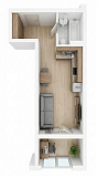 Планировка Smart-квартира площей 23.05м2, c044e043-df14-11eb-baa2-00155d42e31d.