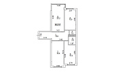 Planning 3-rm flats area 84.7m2, AB-13-05/00040.