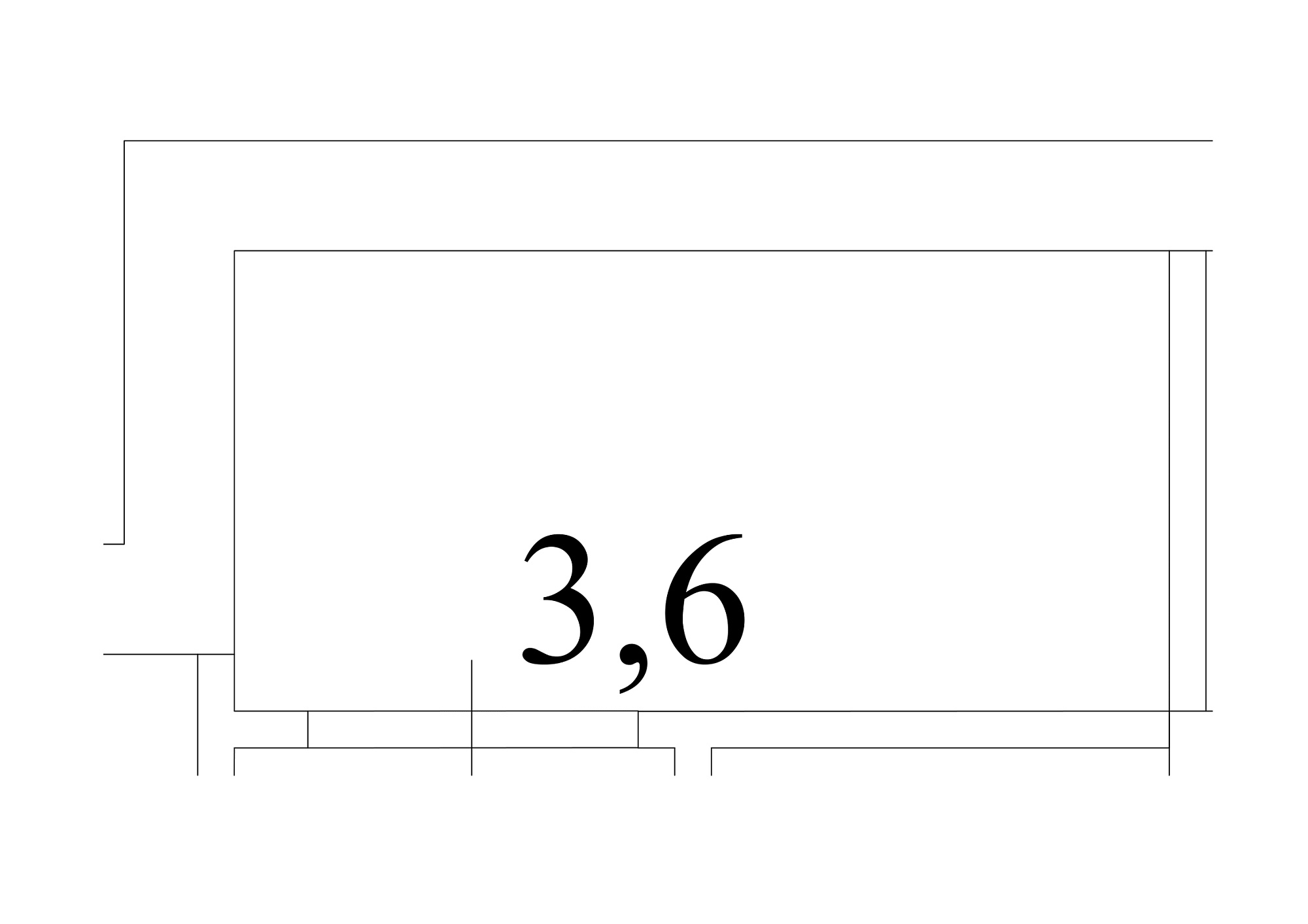 Планировка Кладовка площей 3.6м2, AB-13-м1/К0004.