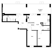 Планування 2-к квартира площею 60.04м2, d3985755-ea1c-11ef-bacf-00155d42e31d.