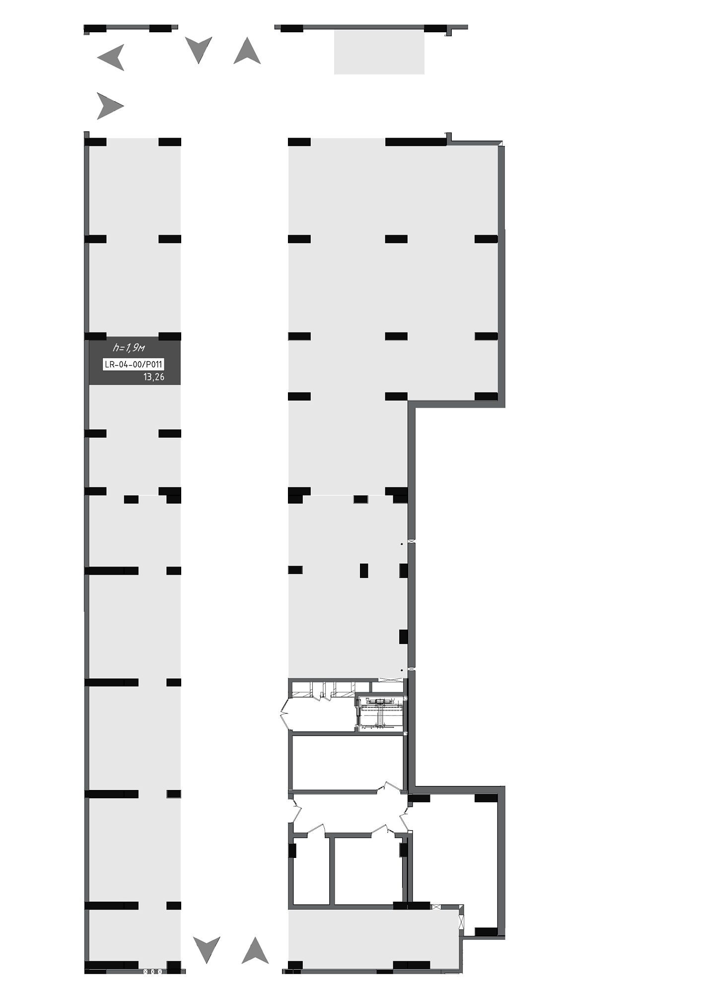 Planning Parking places area 13.26m2, 956f897b-87e1-11f0-bad4-00155d42e31d.
