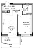 Планировка Квартиры площей 0м2, LR-003-02/0005.
