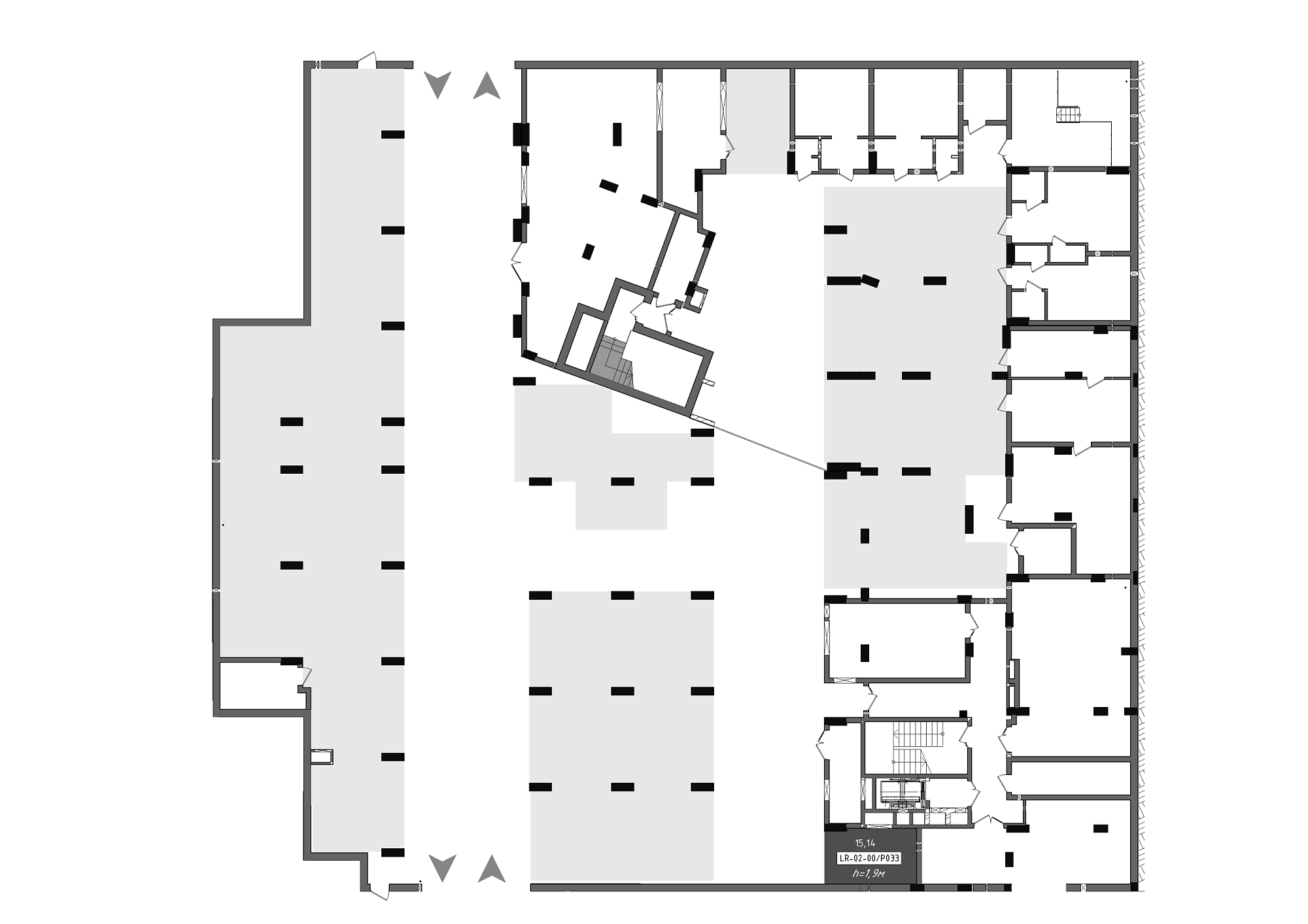 Planning Parking places area 15.14m2, 88f8c495-24b2-11ef-bac2-00155d42e31d.