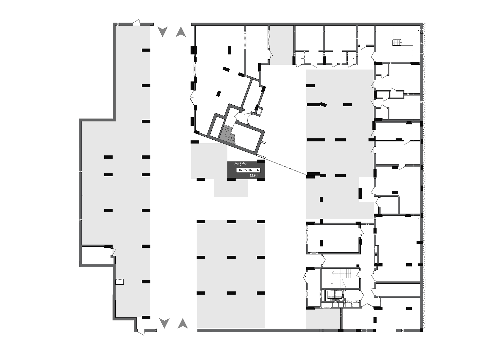 Planning Parking places area 13.97m2, 88f8c494-24b2-11ef-bac2-00155d42e31d.