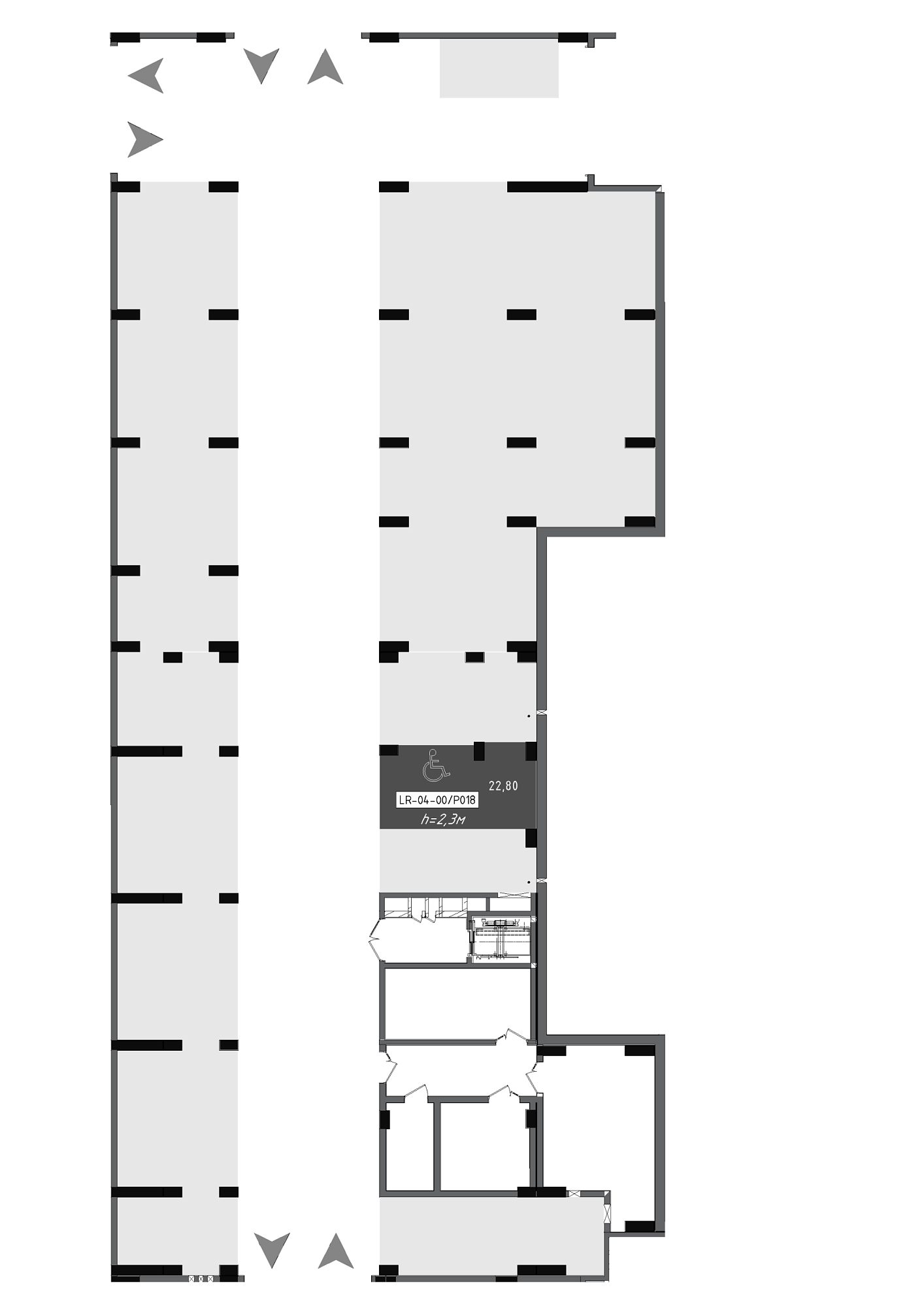 Планировка Парковка площей 22.8м2, 956f8982-87e1-11f0-bad4-00155d42e31d.