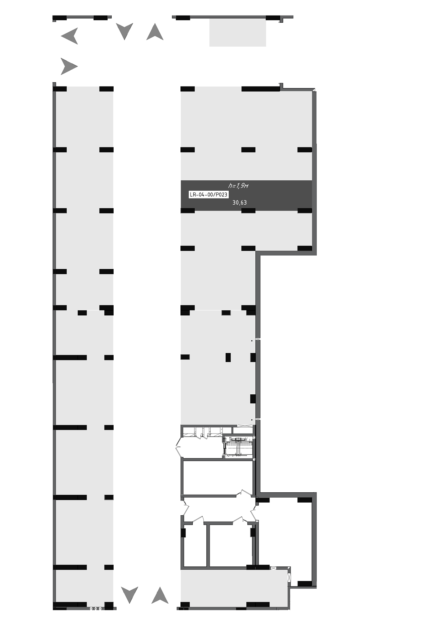 Planning Parking places area 30.63m2, 956f8987-87e1-11f0-bad4-00155d42e31d.
