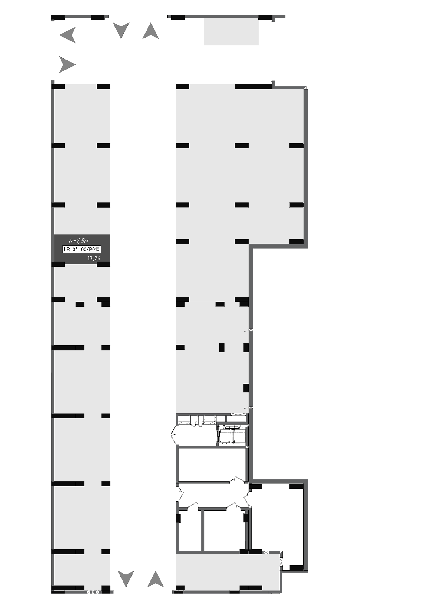 Planning Parking places area 13.26m2, 956f897a-87e1-11f0-bad4-00155d42e31d.
