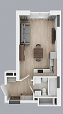Планировка Smart-квартира площей 25.97м2, c1b5a317-85d3-11ed-bab4-00155d42e31d.