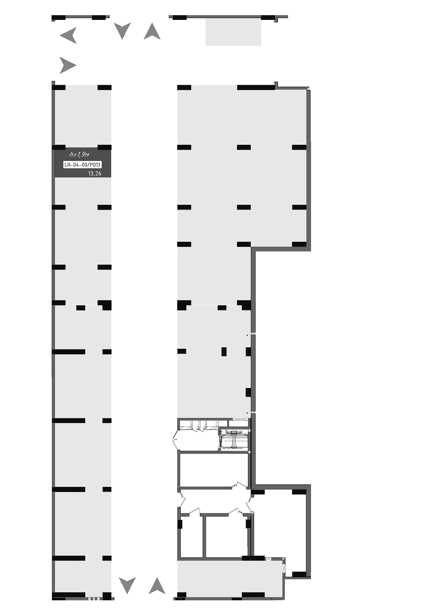 Планировка Парковка площей 13.26м2, 956f897d-87e1-11f0-bad4-00155d42e31d.