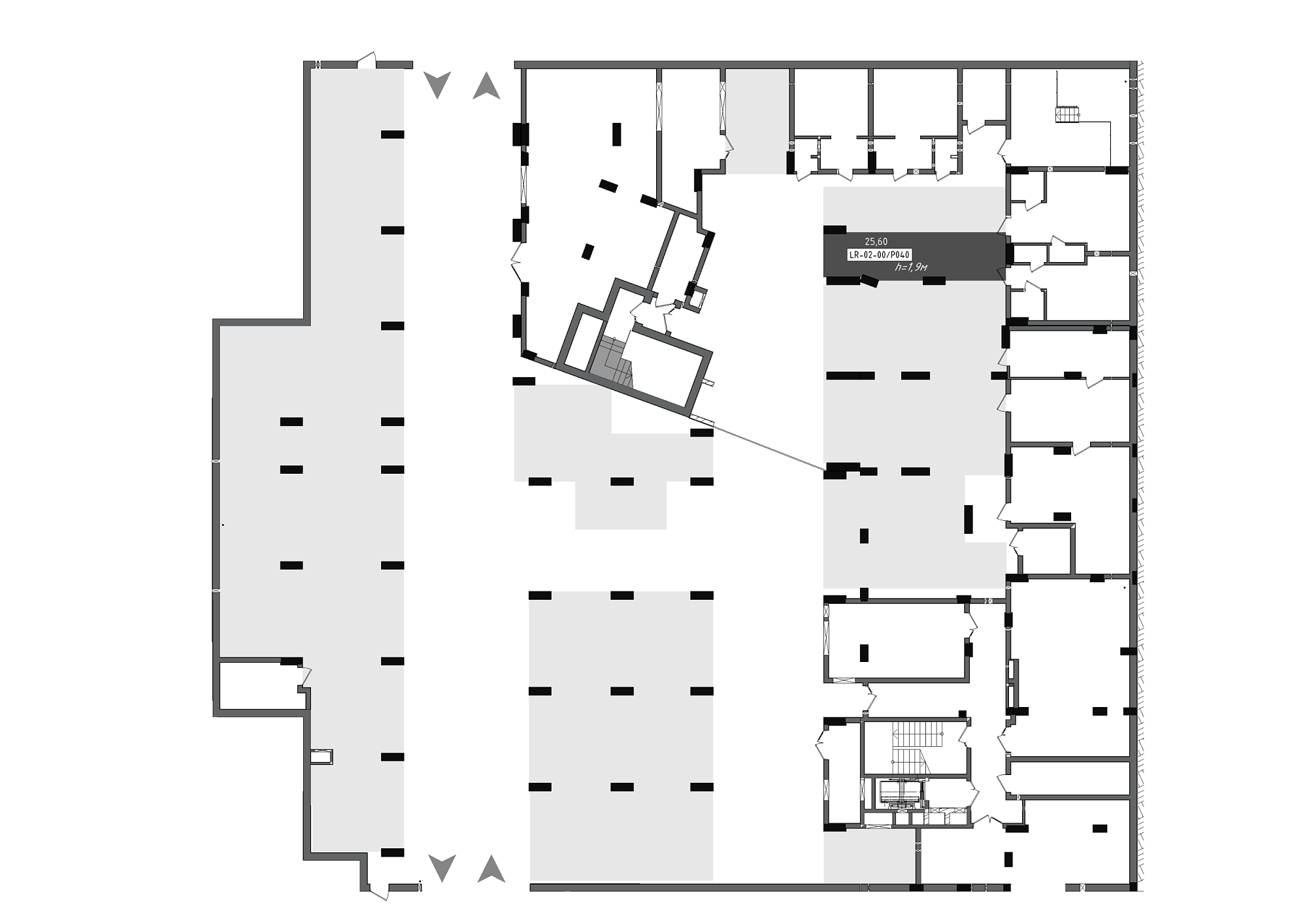 Planning Parking places area 24.89m2, 88f8c49b-24b2-11ef-bac2-00155d42e31d.