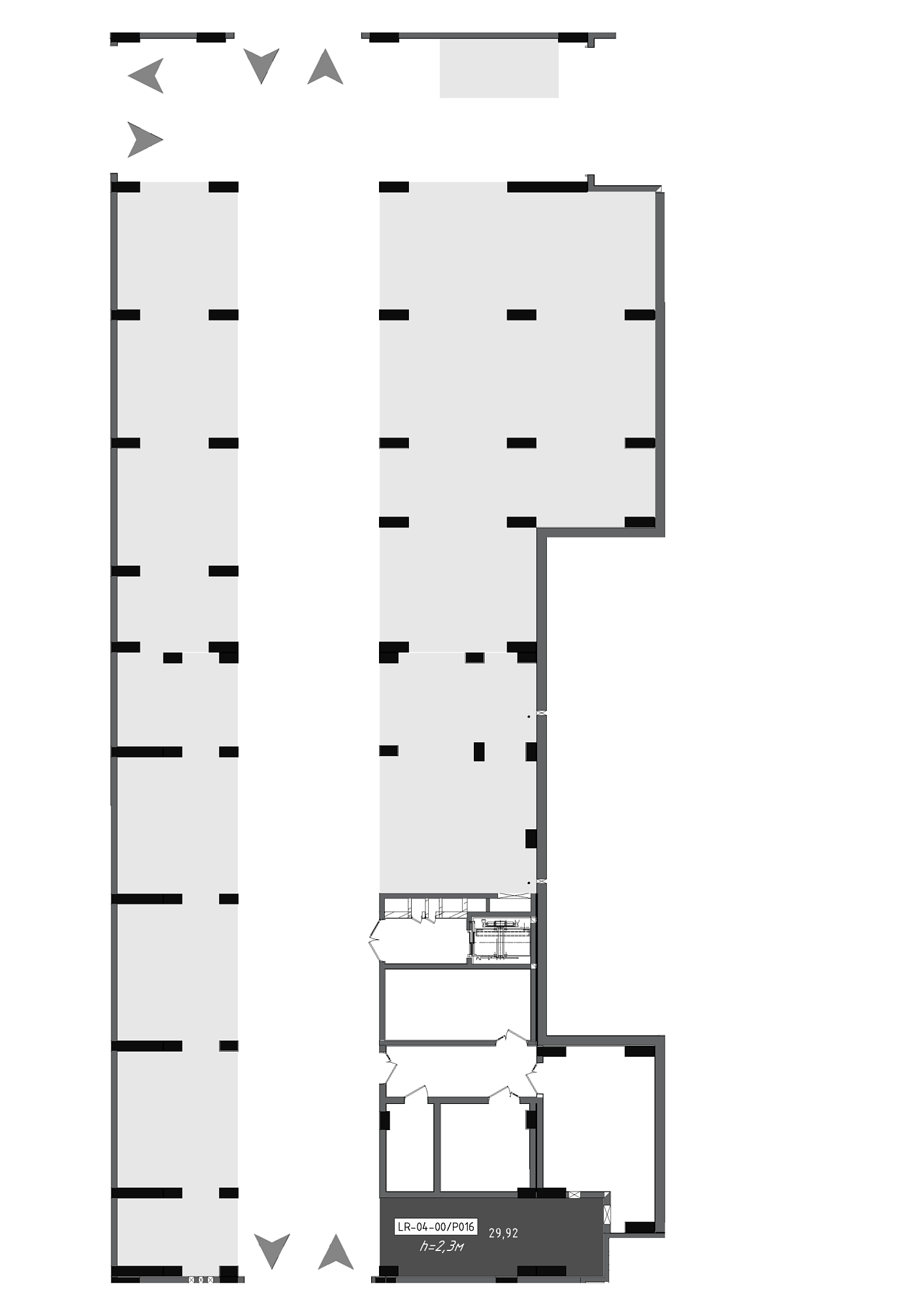 Planning Parking places area 29.92m2, 956f8980-87e1-11f0-bad4-00155d42e31d.