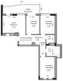 Планировка Квартиры площей 0м2, LR-003-02/0004.