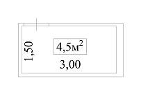 Planning Storeroom area 4.5m2, a7feb204-9fa4-11e7-80f2-38d547017ea3.