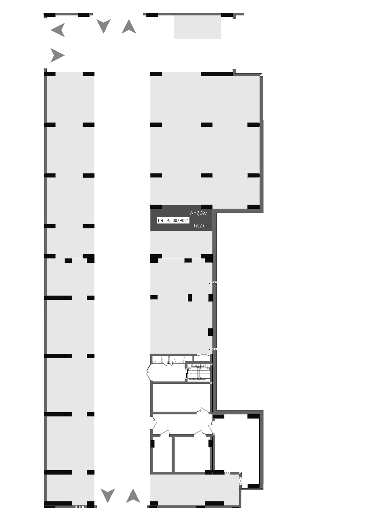 Planning Parking places area 17.27m2, 956f8985-87e1-11f0-bad4-00155d42e31d.