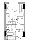 Планування Smart-квартира площею 20.28м2, 50b81648-a243-11ed-bab4-00155d42e31d.