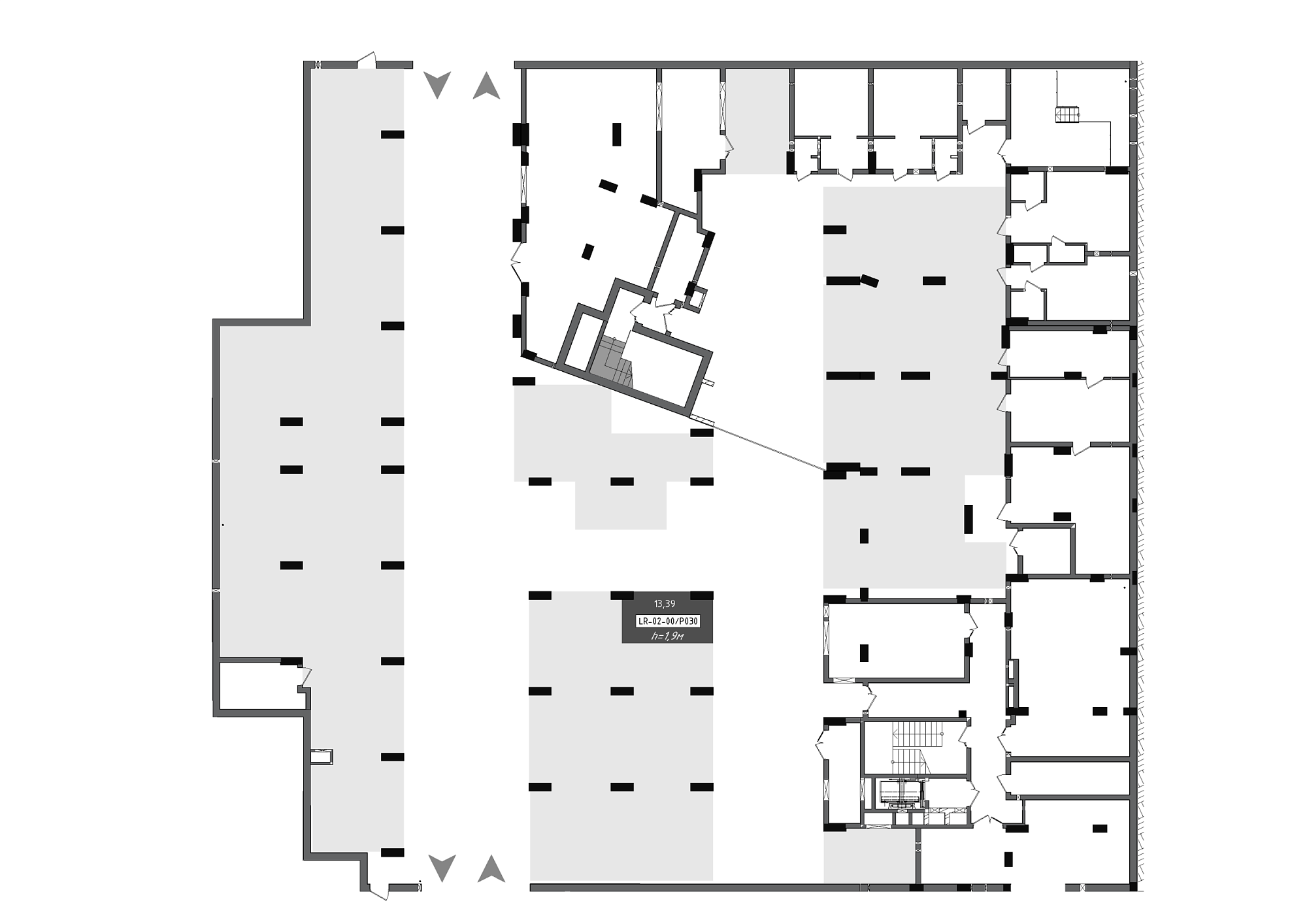Planning Parking places area 13.39m2, 88f8c492-24b2-11ef-bac2-00155d42e31d.