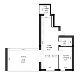 Planning 2-rm flats area 63.6m2, LR-002-03/0001.