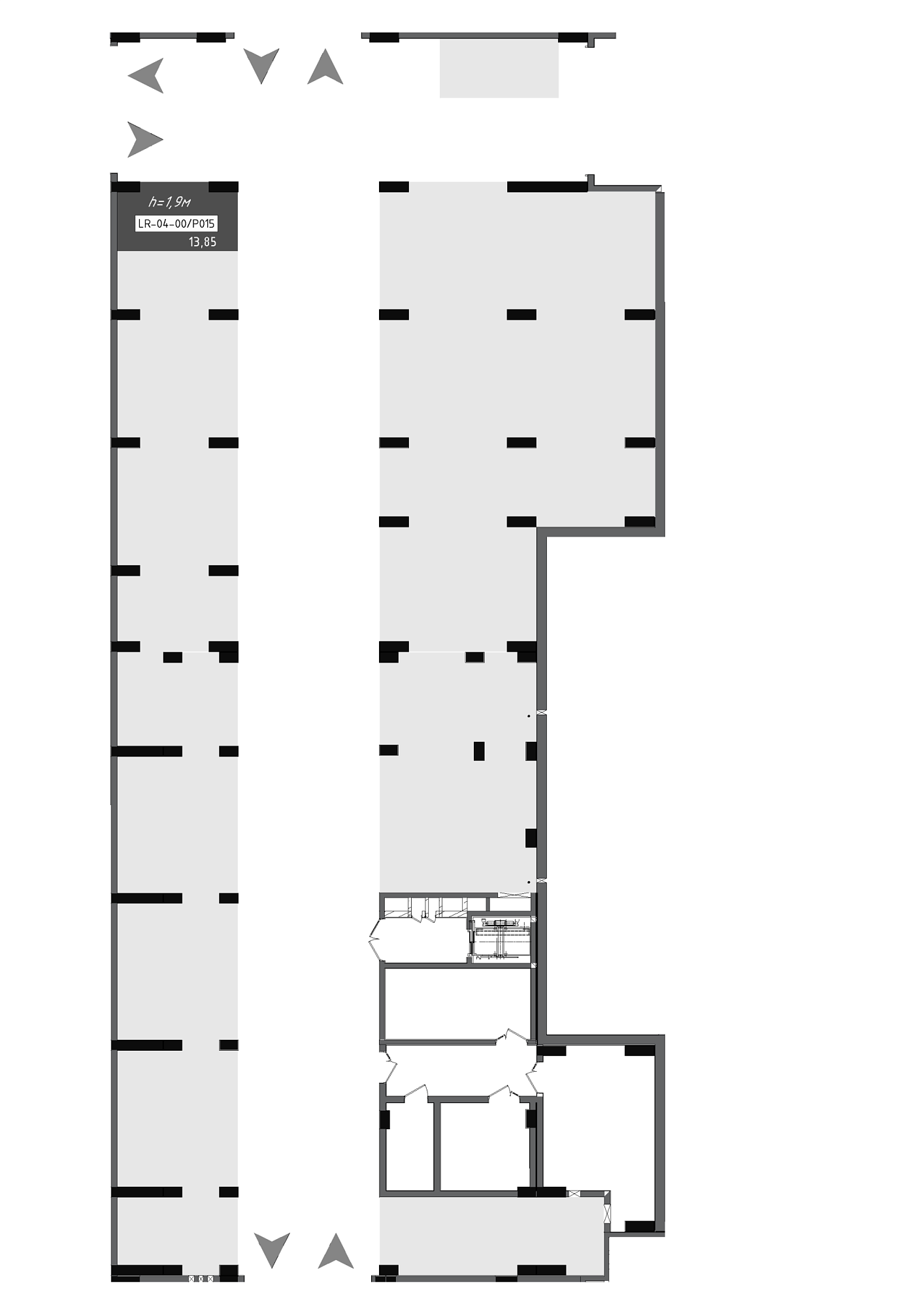 Planning Parking places area 13.85m2, 956f897f-87e1-11f0-bad4-00155d42e31d.