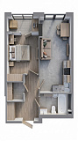 Планировка 1-к квартира площей 40.12м2, 92afeae3-5370-11ec-baa9-00155d42e31d.