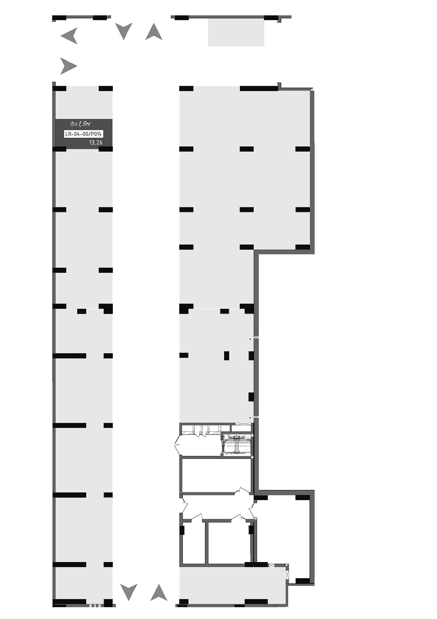 Планировка Парковка площей 13.26м2, 956f897e-87e1-11f0-bad4-00155d42e31d.