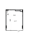Planning Commercial premises area 40.95m2, 04bce4e2-8bb9-11eb-baa0-00155d42e31d.