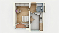 Планировка 1-к квартира площей 37.51м2, 92afeaed-5370-11ec-baa9-00155d42e31d.