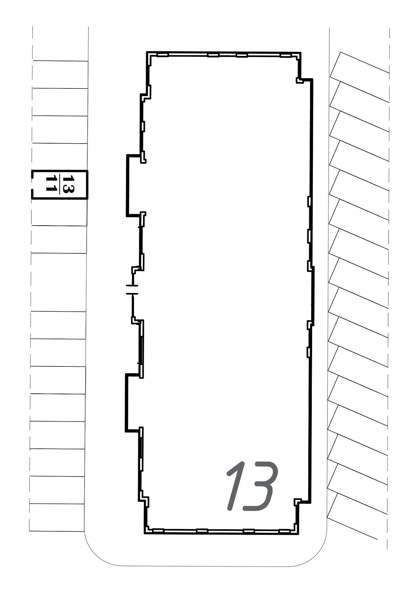 Planning Parking places area 1m2, AB-13-00/П0010.