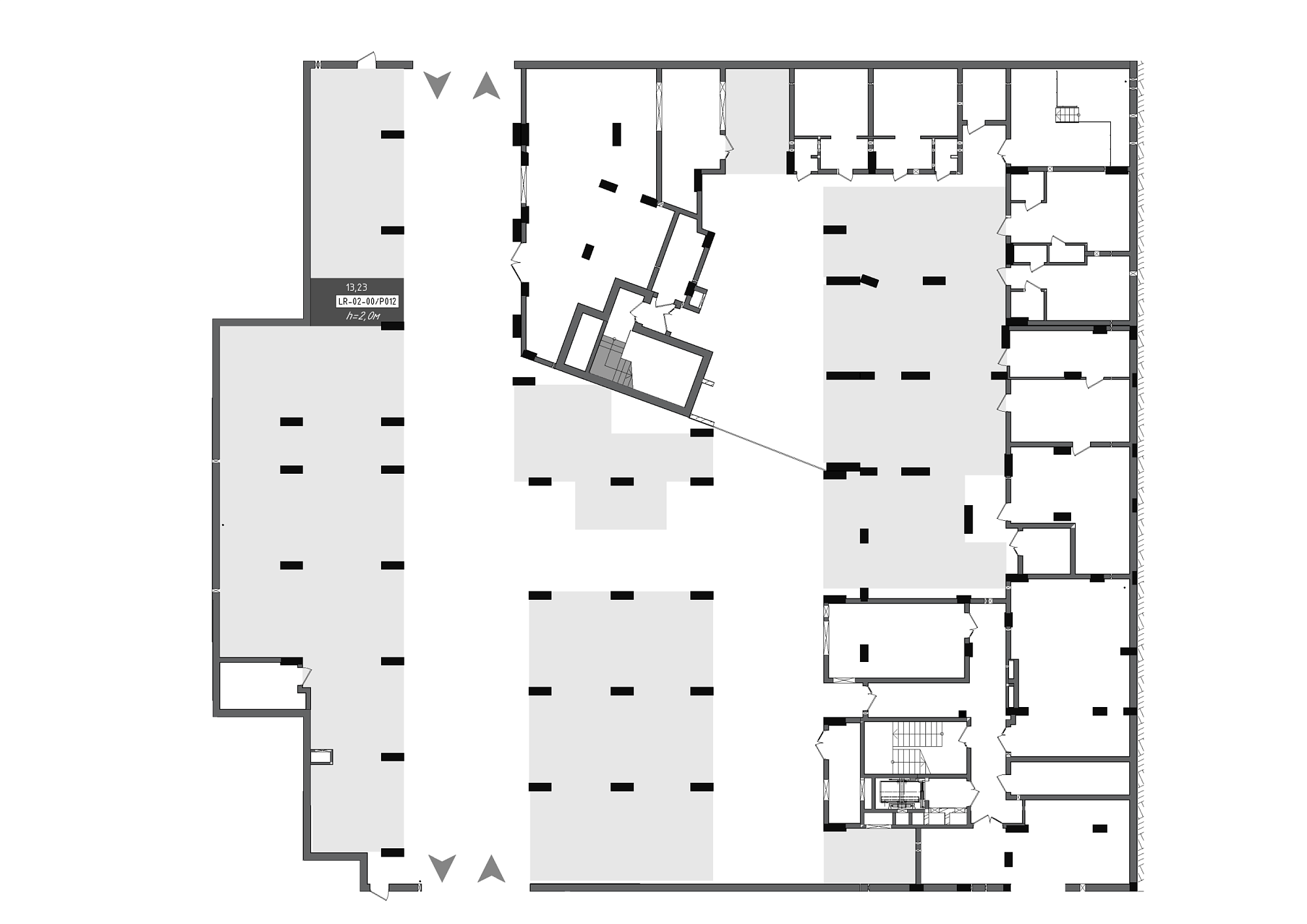 Planning Parking places area 13.23m2, 88f8c480-24b2-11ef-bac2-00155d42e31d.