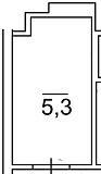 Planning Storeroom area 5.3m2, 81b2e7c2-bb8f-11ea-ba98-00155d42e31d.