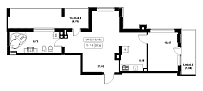 Планировка 1-к квартира площей 59.36м2, 833ac7c5-42b6-11f0-bad1-00155d42e31d.