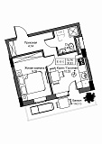 Planning 1-rm flats area 30.03m2, UM-004-07/0012.