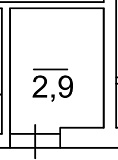 Планування Комора площею 2.9м2, 9deeda3e-7a1e-11e8-810a-38d547017ea3.